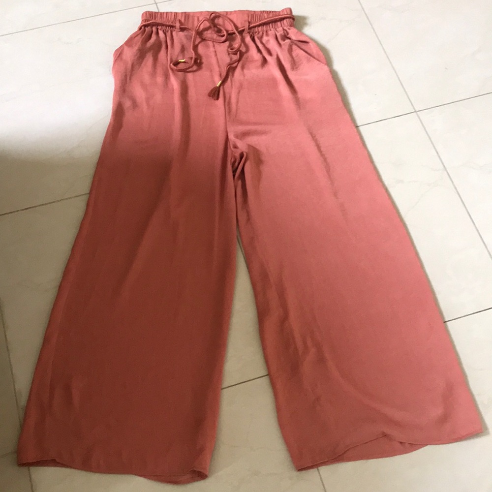 Coral Color Pants